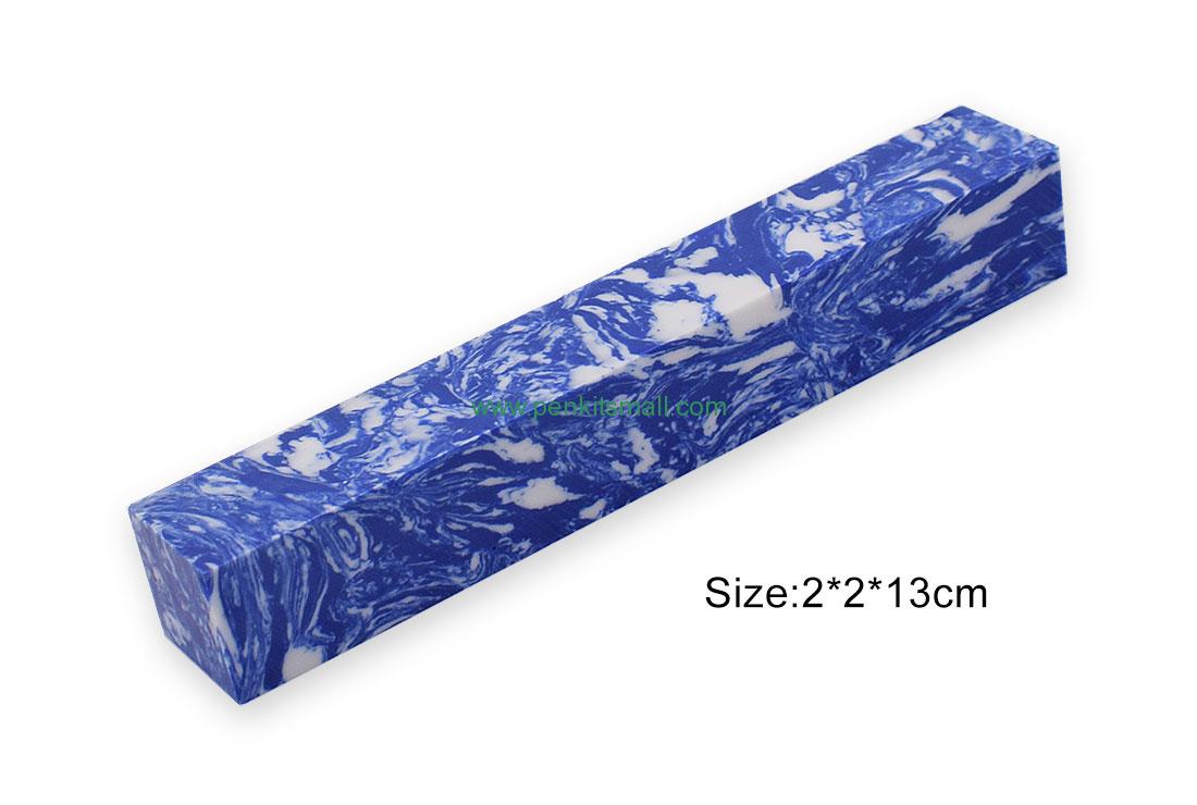 RZ-YS317-BLYunstone pen blank (Blue/white)